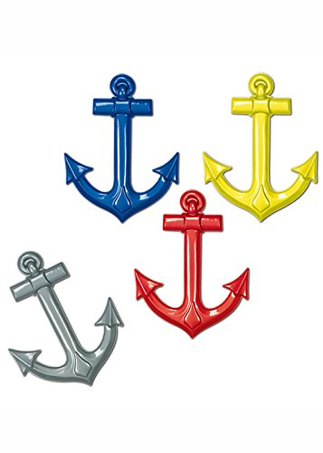 Beistle Plastic Pirate Ships Anchor Party Decoration