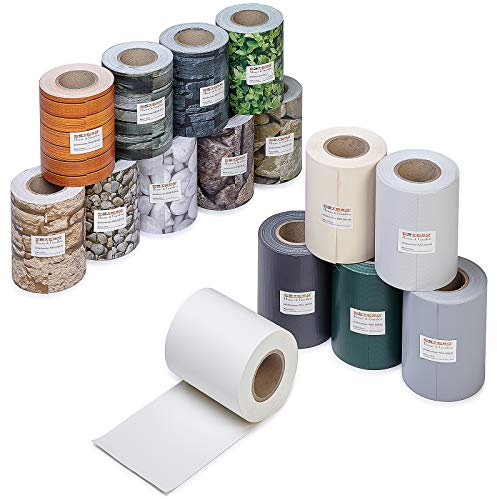 ESTEXO PVC Sichtschutz Streifen 35m Länge Zaunblende Folie Doppelstabmatten Zaun Zaunfolie Grau