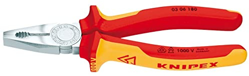 Draper Knipex 03 06 180 SBE Fully Insulated Combination Pliers, 180mm 81204
