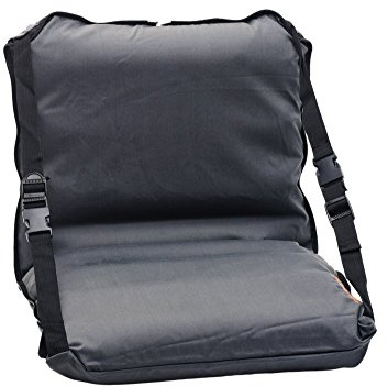 DERYAN Air Traveler – Spjälsäng för baby med madrass – resesäng – 2-i-1 – stol och barnsäng – med bärväska och madrass – 75 x 45 x 6 cm (svart)