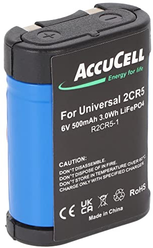 Akku kompatibel mit 2CR5 Li-Ion Akku Typ 2-CR5, 2CR5M 1 Stück ohne Ladegerät