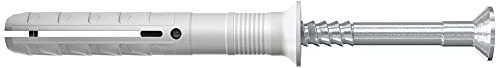 fischer - Tornillo inoxidable y taco de golpe de acero N 6x40 para hormigón, Caja 50 unidades