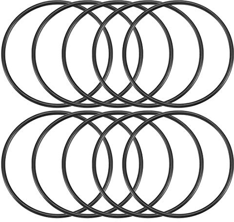 10 st 55 mm x 60 mm x 2,5 mm nitril gummitätning O-ringpackning bricka