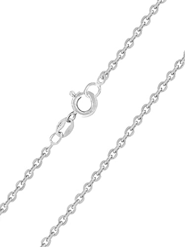 Designer Inspirations Boutique 12 Inch Extra Large Length Sterling Silver 1.5 mm Wide CABLE/Belcher Chain Anklet/Ankle Bracelet/Ankle Chain - 925 Sterling Silver - 12 Inch/30.5 cm