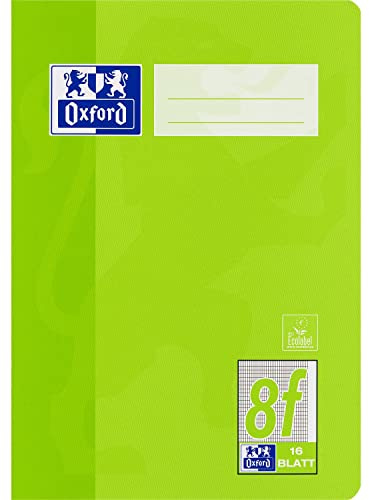 Oxford Schulheft Lineatur 8f rautiert mit weißem Rand 16 Blatt DIN A5 (1 piece)