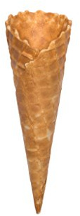 PJaspert Eiswaffeln | Cucuruchos de helado 160 x Ø51 mm, 15 piezas