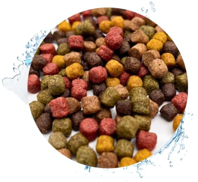 Warnicks Tierfutterservice KOI - KOIFUTTER 10-Sorten-Mix 5 kg mit Spirulina & Paprika (6mm)