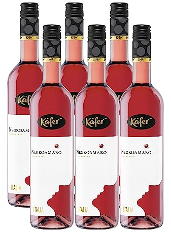 Feinkost Käfer Negroamaro Rose Negroamaro Halbtrocken (6 x 0,75l)