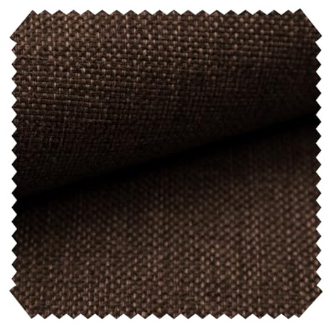 novely® MUDAU - Grob Gewebter Polsterstoff - Melierter Möbelstoff mit Flachgewebe - Pflegeleichte Meterware 1lfm | Farbe: 05 Braun Beige