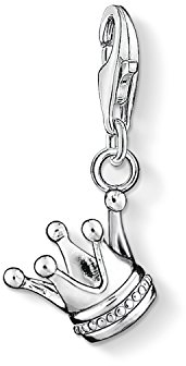 Thomas Sabo Damen Charm-Anhänger Krone Charm Club 925 Sterling Silber 0887-001-12
