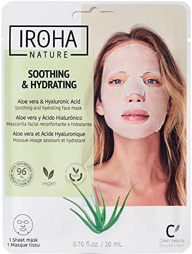 Iroha Masque Visage en Tissu Hydratant à L'Aloe Vera