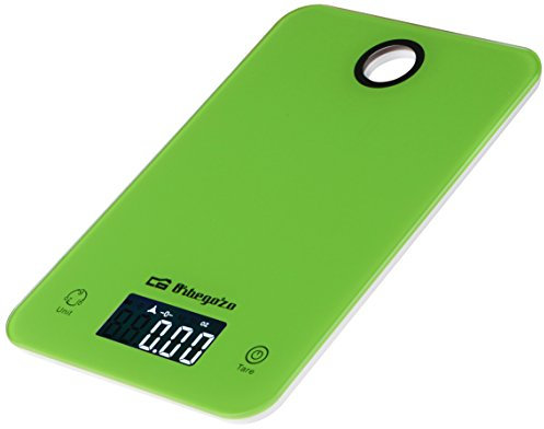 Orbegozo PC 1021 - Peso de cocina electrónico, color verde