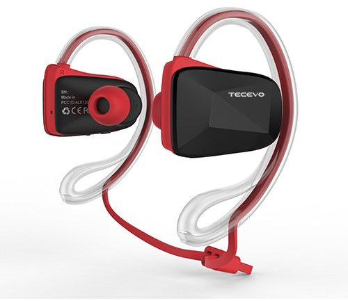 TECEVO FX3 Sport Sweatproof Bluetooth V4.0 Stereo Earphones With Handsfree Wireless Sports Headset - NFC Enabled