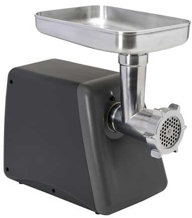 LEM Products #8 Countertop Meat Grinder, 575 Watt Aluminum Electric Meat Grinder for Home Use, Compact Food Processor for Grinding, Sausage Stuffing, Cooking