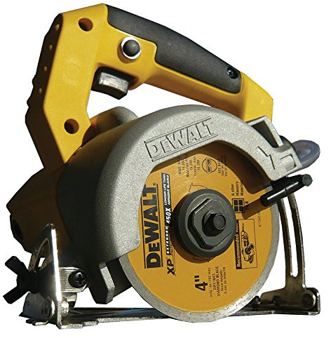 DeWalt DWC410-QS - Sierra de mano Circular de Diamante 1300W 110mm para Azulejos, paquete de 2