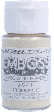 Polvo para EMBOSS color blanco 30ml. Bote