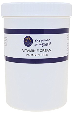 Absolute Aromas Vitamin E Körpercreme - Unparfümierte Basiscreme, frei von Parabenen und Sulfaten - Feuchtigkeitscreme für Gesicht, Körper und Narben (1kg)