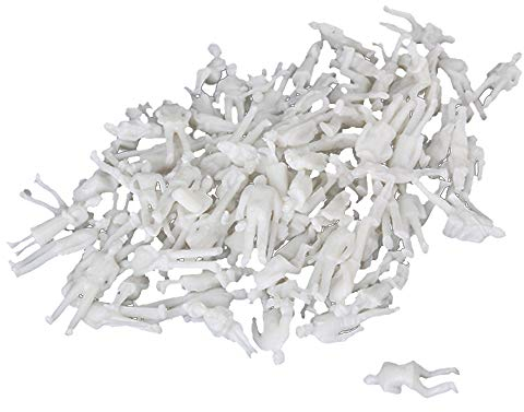 BQLZR New White Unlackiert Architektur 1: 100 Scale Modell Figuren Packung von 100