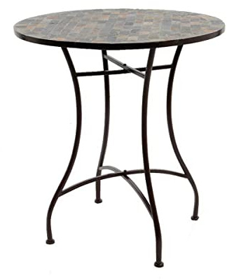 EDP 75335 Mosaikbord Modell Stuttgart för utomhus, Multifärg, Unisex-Vuxen, En storlek