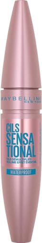 Maybelline GEMEY MAYBELLINE, Mascara Waterproof Ciglia sensazionali, Nero [versione francese], 9.4 ml