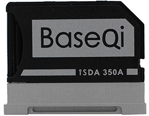 BaseQi Aluminium MicroSD adapter für Microsoft Surface Book & Surface Book 2 (/><> 13,5 (modell-350A))