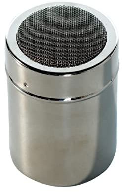Nordic Ware 01141 Powdered Sugar Duster Stainless Steel Icing Sifter, 1.5 Cup Capacity, Premium Baking Accessories for Dusting Cakes, Metallic