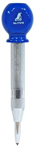 Shinwa Sokutei 77318 Poinçon automatique avec poignée anti-roulement L