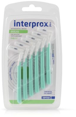 12x Interprox plus Interdentalbürsten grün micro 6er Pack (12x 6er Pack)