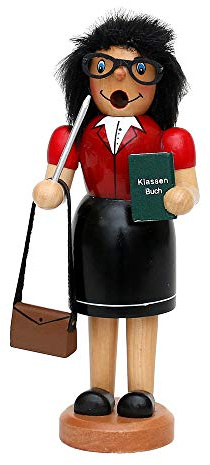 Räuchermann als Lehrerin, ca. 19 cm