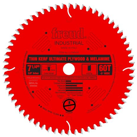 Freud LU79R007: 7-1/4 Thin Kerf Ultimate Plywood & Melamine Blade