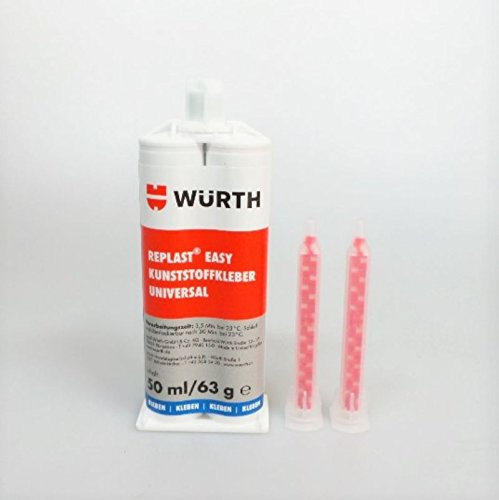Würth Kunststoffkleber Universal schwarz (4038898739463) 50ml Silikonfrei