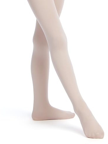 Danskin Little Girls' Student Footed Tight, Ballet Pink, S (4/6)