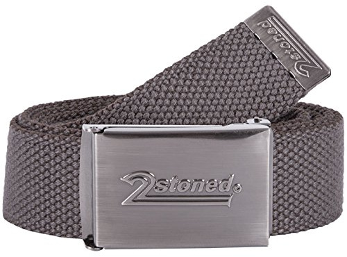 2Stoned Hosengürtel Textilgürtel Unisex, Gürtelschnalle Matt SPEED, 3 cm breit für Damen und Herren