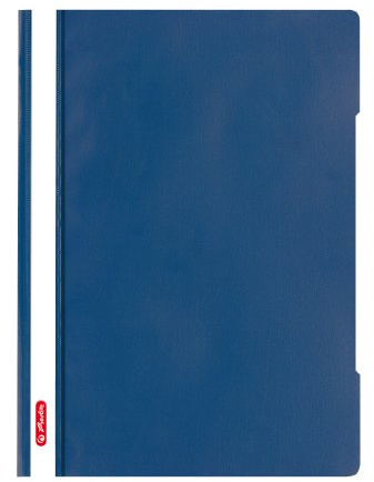 Herlitz Schnellhefter Quality A4, Kunststoff, blau, 10 Stück