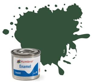 Humbrol Enamel Paint 14ML No 78 Cockpit Green - Matt