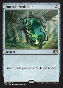 Magic: the Gathering - Emerald Medallion - Commander 2014 by Magic: the Gathering