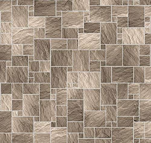 Melody Jane Dolls House Dark Stone Floor Tiles Miniature 1:12 Flooring Gloss Card Sheet