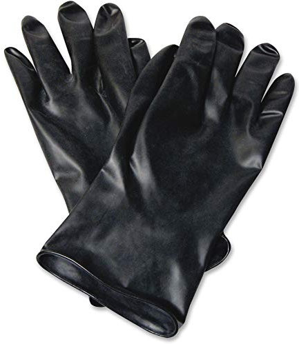 NORTH B131 Butyl Smooth Finish Unsupported 13 Mil Chemical Resistant Gloves, 11 Inch Length, Size 10/XL, 1 Pair
