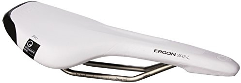 Ergon SR3 Pro ergonomischer Rennrad Fahrrad Sattel Weiss: Größe: M (mittel)