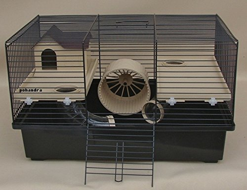 Interzoo Hamsterkäfig, Käfig, Matt mit super Ausstattung in beige