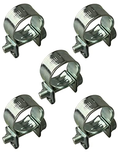 Fascette per tubi carburante zincati 14-16mm pezzi 5