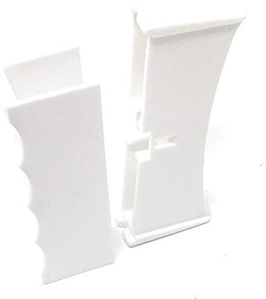 Enrollador con y sin cuerda de nailon para persiana, 4,5 mm, muy estable, orientable 180°, en color marrón y blanco