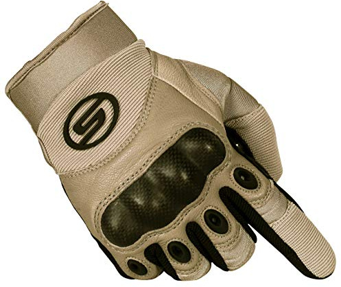Seibertron Outdoor Handschuhe Herren Taktische Trainings Motorradhandschuhe Kletter Tactical Handschuhe Vollfinger Handschuhe Gilt für Radfahren Airsoft Militär Paintball Beige M