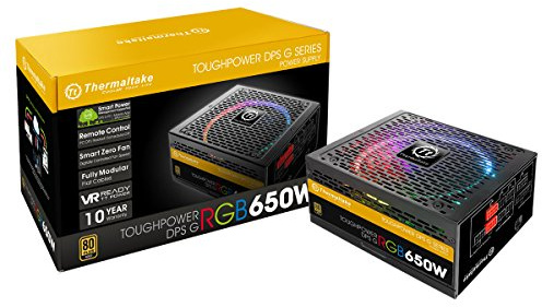 Thermaltake Toughpower DPS G RGB - Fuente de alimentación 650W, Color Negro