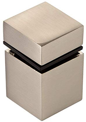 1 Stück SOTECH Bodenträger CUBE II Edelstahloptik Glasbodenträger | Bodenträger