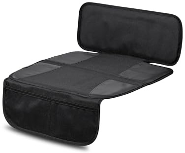 Osann Mini Autositzauflage für Kindersitzerhöhung, Sitzschoner geeignet auch für Isofix, schwarz