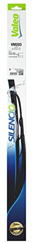 VALEO Silencio Wiper - VM203 - Kit of All-Seasons Durable and Resistant Windshield Conventional Wiper Blades 645mm/570mm - Front - Set of 2 Wiper Blades - 574162