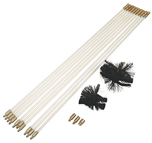 Bailey Flexible Nylon Pro Pack Drain / Chimney Sweep Rod Set 10m