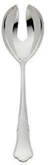 Robbe & Berking Fourchette à Salade Alt-Chippendale, Petite (plaqué Argent Massif 150 g)