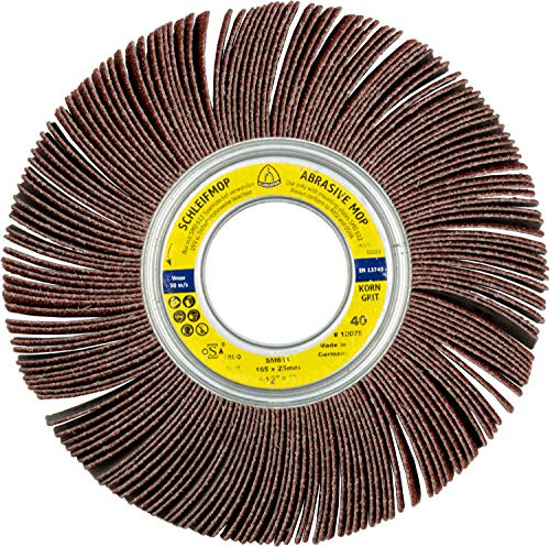 Klingspor 12165 Ruedas Abrasivas de Láminas, SM 611, 200 x 50 x 68.2 mm, Grano 40